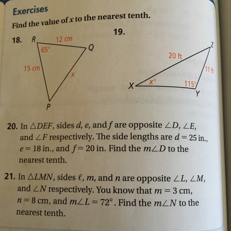 Can someone help me with numbers 18 and 20? thank you!-example-1