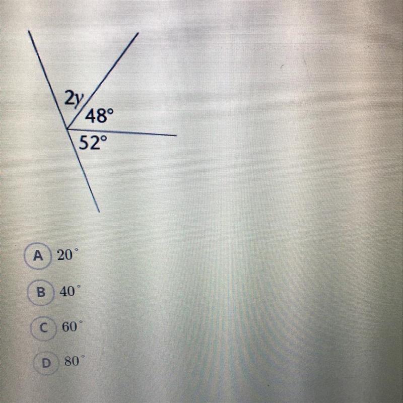 Find the value of 2y for the figure.-example-1