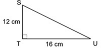 PPPLLLSSSS HHHUURRRYYY What is the length (in centimeters) of side SU of the triangle-example-1