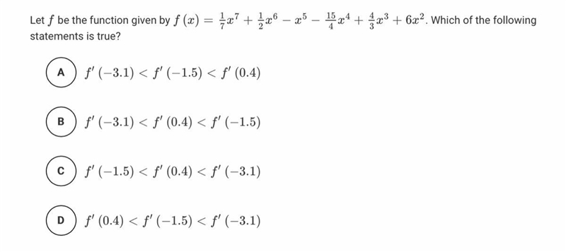 (AP Calc) Let f be the function given by f(x)=....-example-1