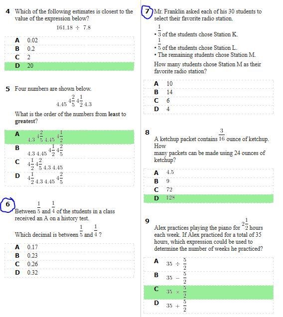 Help fast with the ones that are circled-example-1