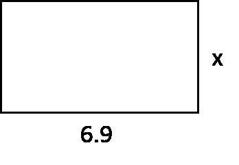 If the two prisms have equal heights and volumes, what is the length of the x in Prism-example-2