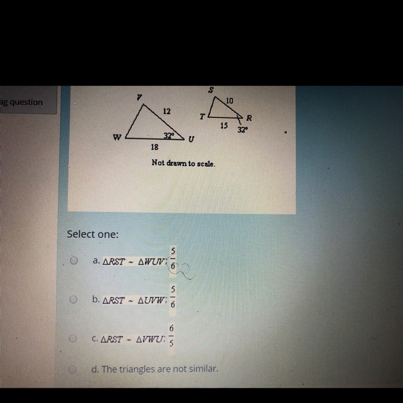 Are the polygons similar? If they are, write a similarity statement and give the scale-example-1