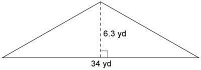 HELP ME ASAP!! find the area of the triangle-example-1