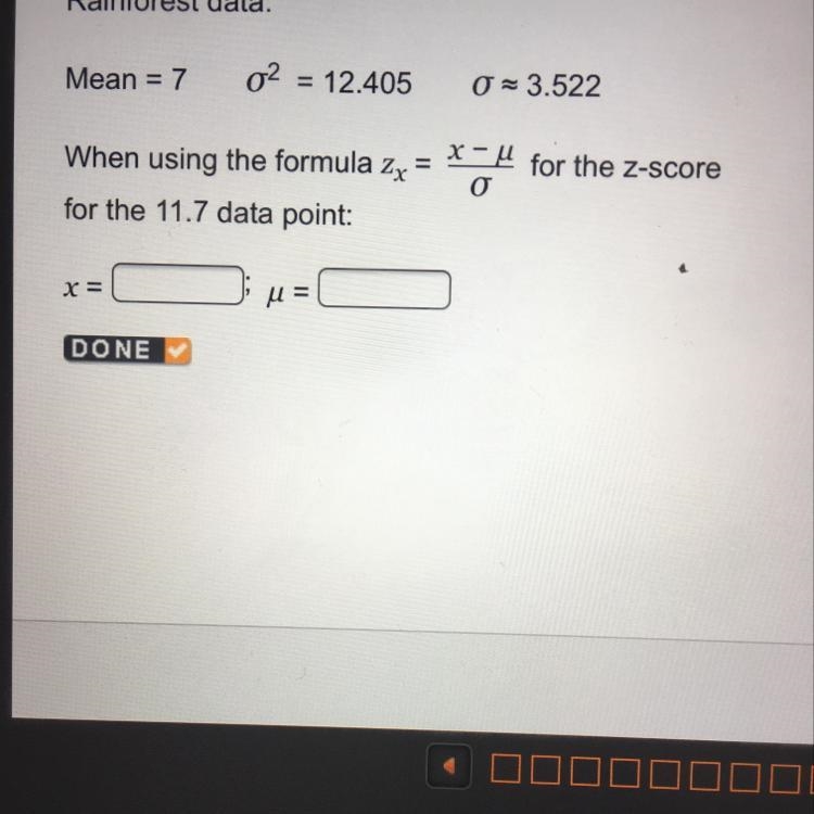 For the z-score for the 11.6 data point-example-1