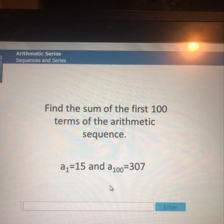 Find the sum of the first 100-example-1