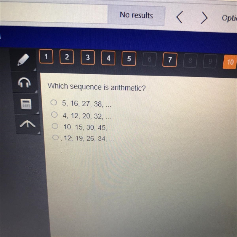 Which sequence is arithmetic?-example-1