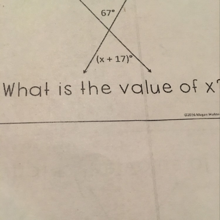 I’m not sure how to do angle relationships so does anyone know how to find x?-example-1