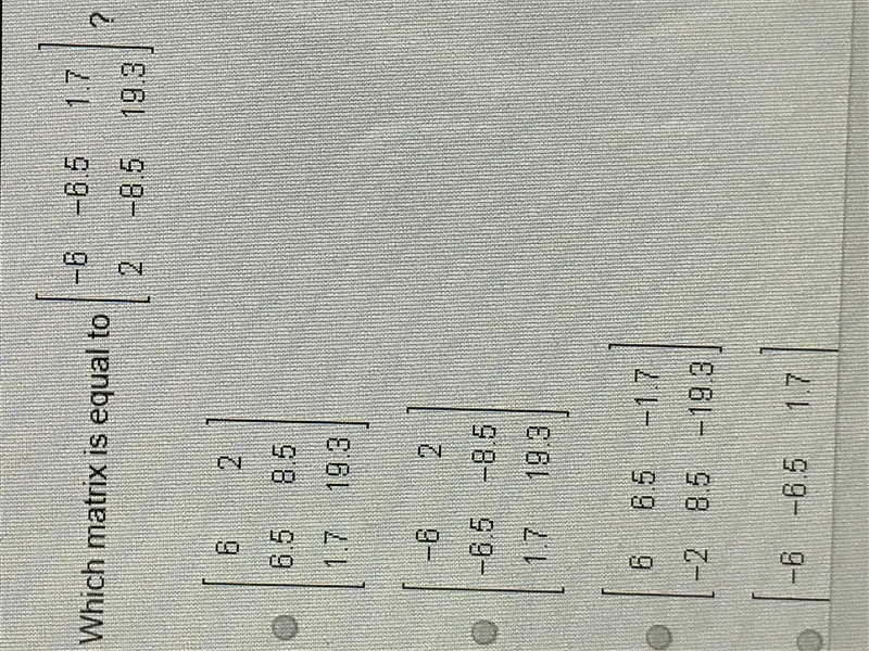 Which matrix is equal to... (picture added)-example-1