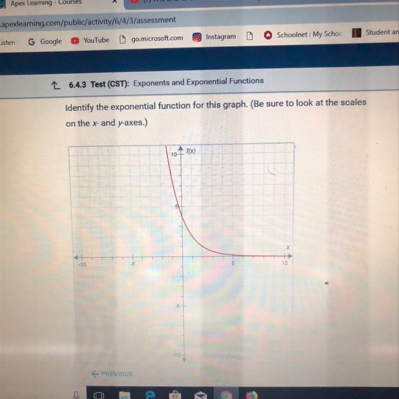 A. f(x)=4*2^x B.f(x)=0.5*(4)^x C.f(x)=2*(0.5)^x D.f(x)=4*(0.5)^x-example-1