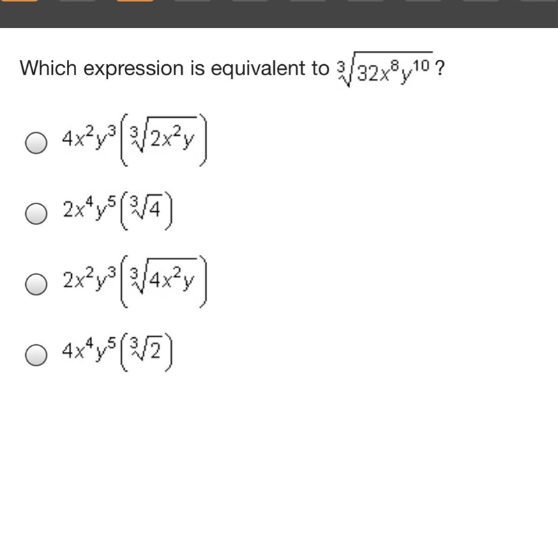 What is the expression equivalent to? Screenshots attached. Please help, ASAP! Important-example-1