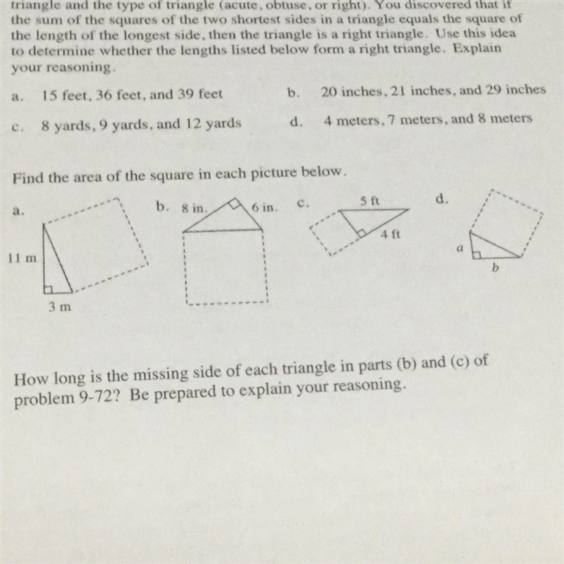 Find the area of the square in each picture below-example-1