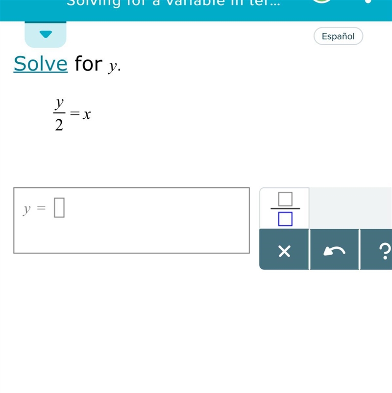 Solve for y Need help with this question please-example-1