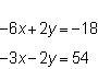 What is the value of y in this system of equations? (see attachment)-example-1