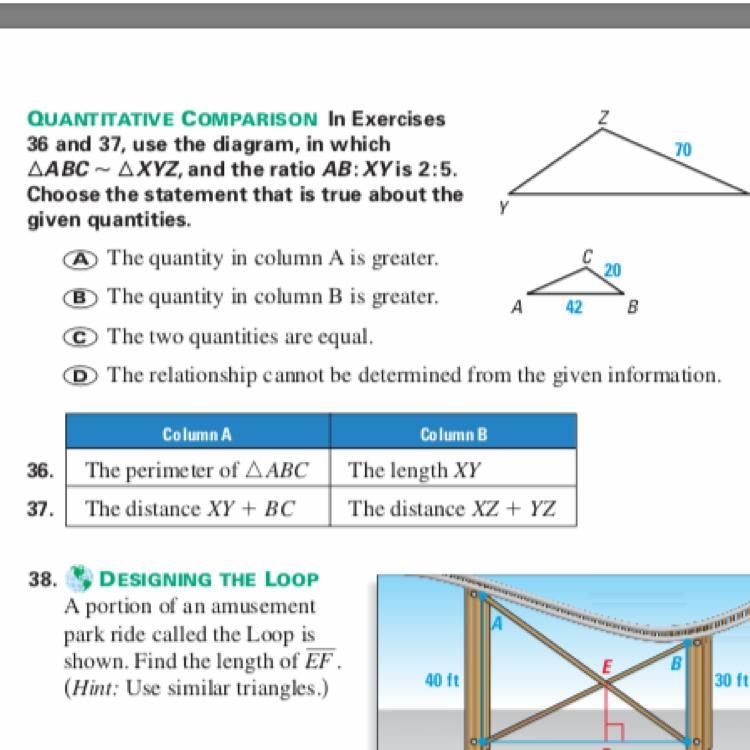 I need help with number 36 and number 37 please-example-1