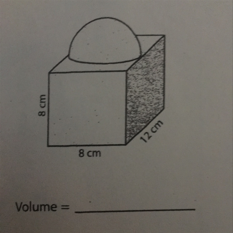 What is the total volume of this compound shape?-example-1