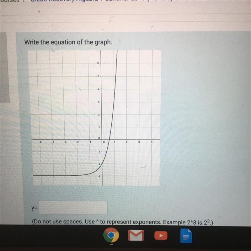 (Do not use spaces. Use to represent exponents. Example 2^3 is 22.)-example-1