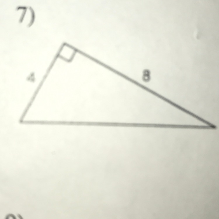 What’s the length of the hypotenuse-example-1