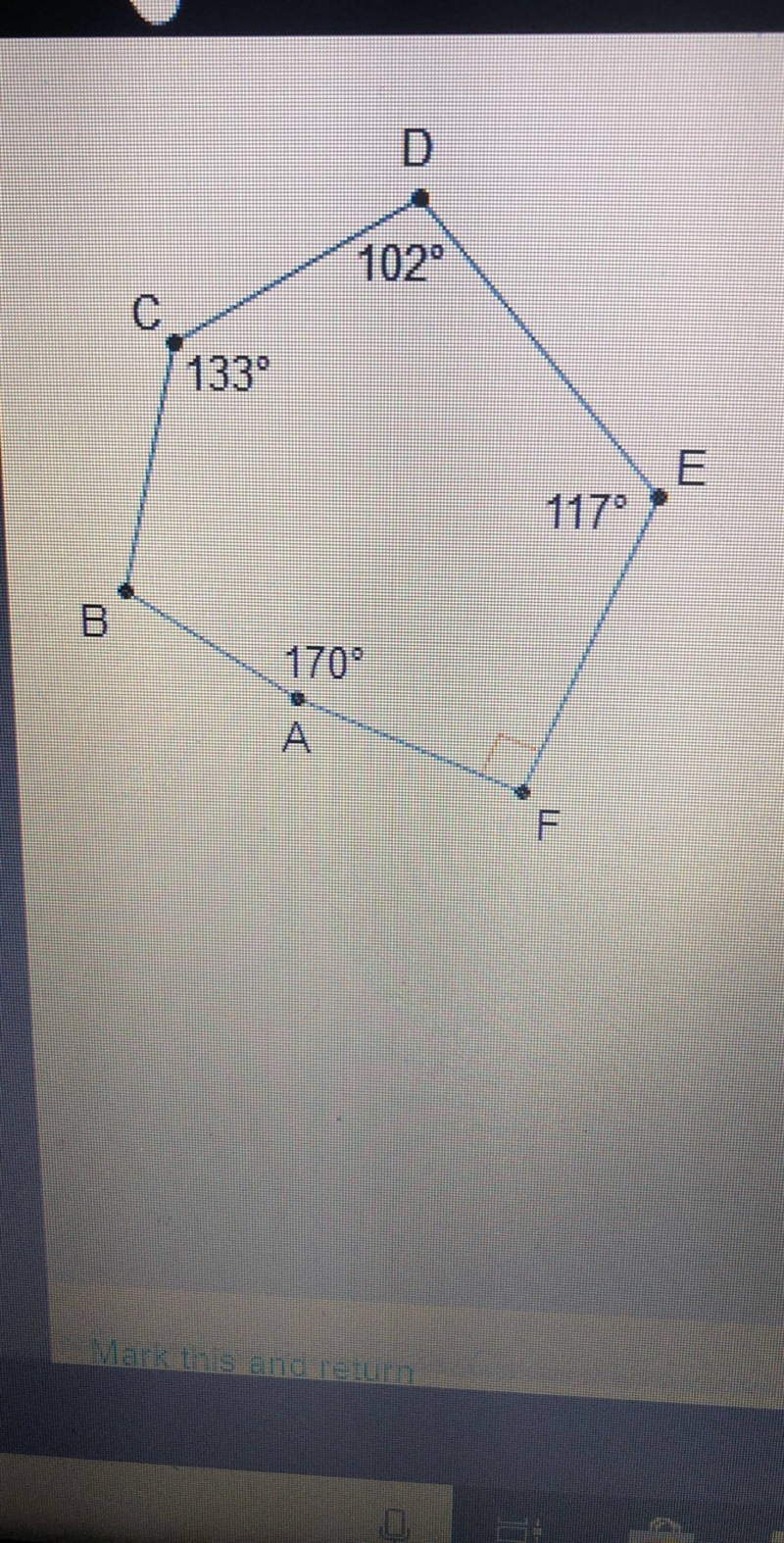 What is the measure of angle b A) 98° B)108° C)118° D)128°-example-1