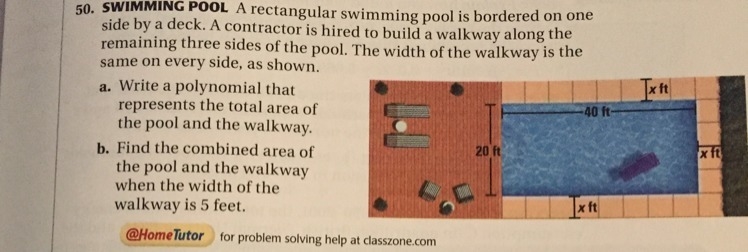 Polynomial help! 50 points! Please show all work to number 50 part a and b-example-1