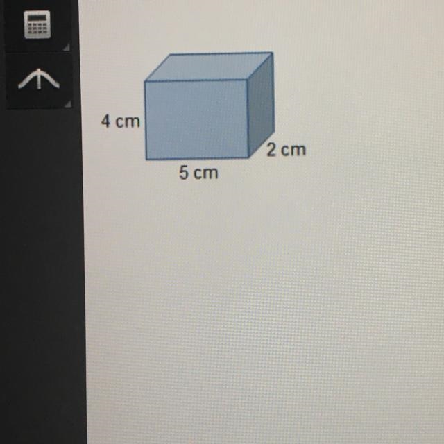 What is the volume of the rectangular solid? A) 11 cubic centimeters B) 22 cubic centimeters-example-1