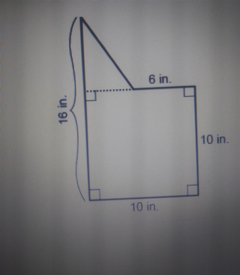 What is the area of the figure​-example-1