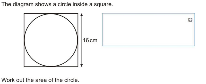 Work out the area of the circle.-example-1