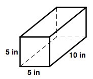 In the surface area formula shown, B represents the area of the square base, P represents-example-1