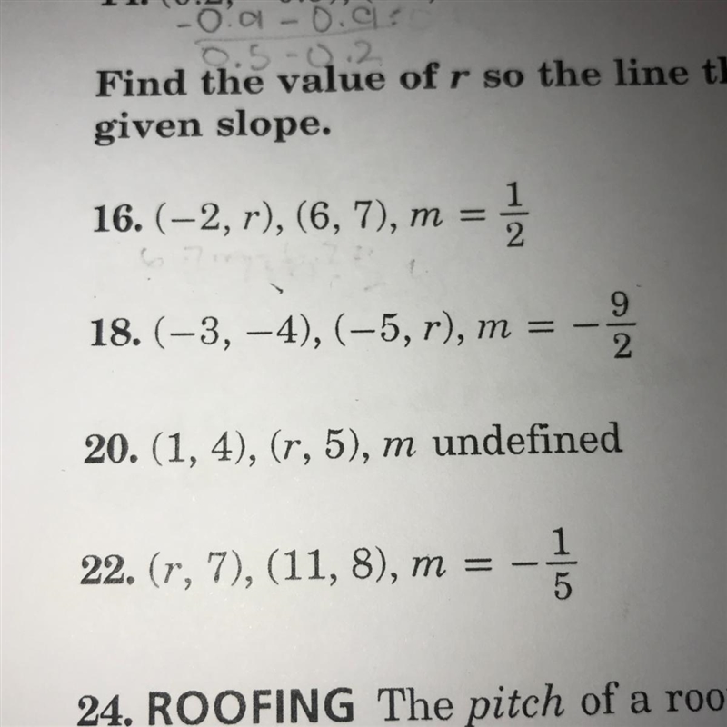 Can someone give me an example on how to do number 18. thank you !-example-1