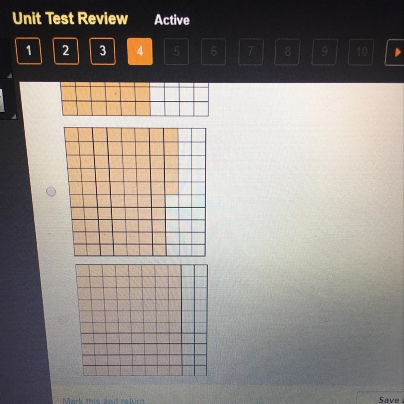 Which diagram shows the percent equivalent to 3/5-example-1