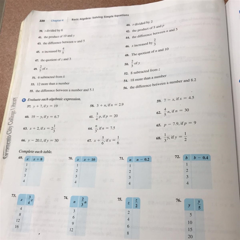 Can I get step by step help on numbers 52,54,60, and 64 please-example-1