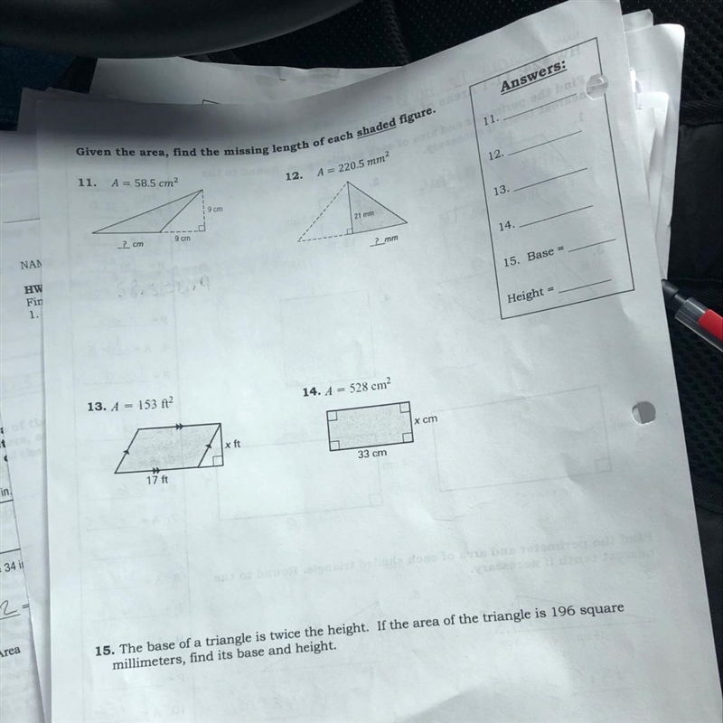 Hw 24 area of parallelogram-example-1