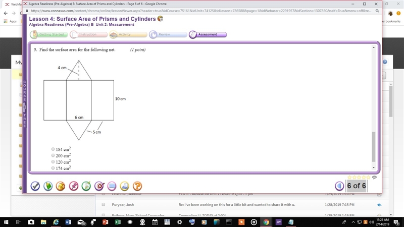 Find the surface area for the following net-example-1