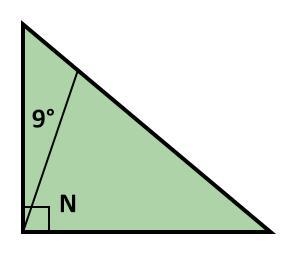 What is the measurement of N? A) 23° B) 45° C) 73° D) 81°-example-1