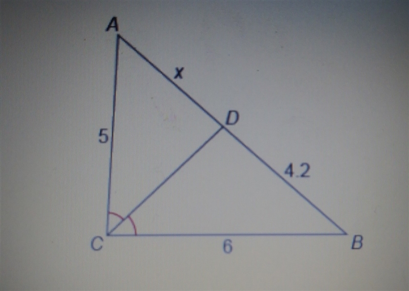 What is the value of x? Enter your answer, as a decimal, in the box. x = ___-example-1