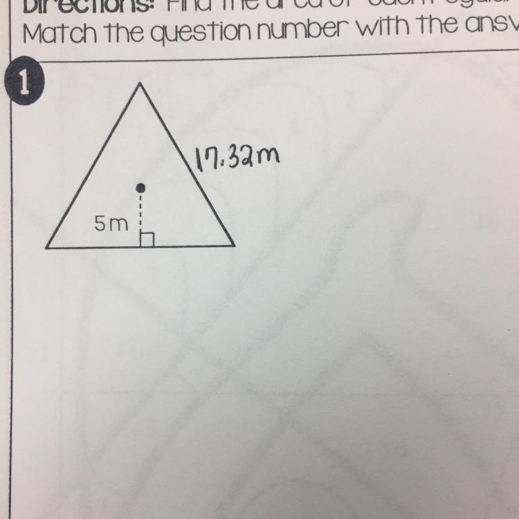 Find the area of the regular polygon and round the answer to the nearest tenth-example-1