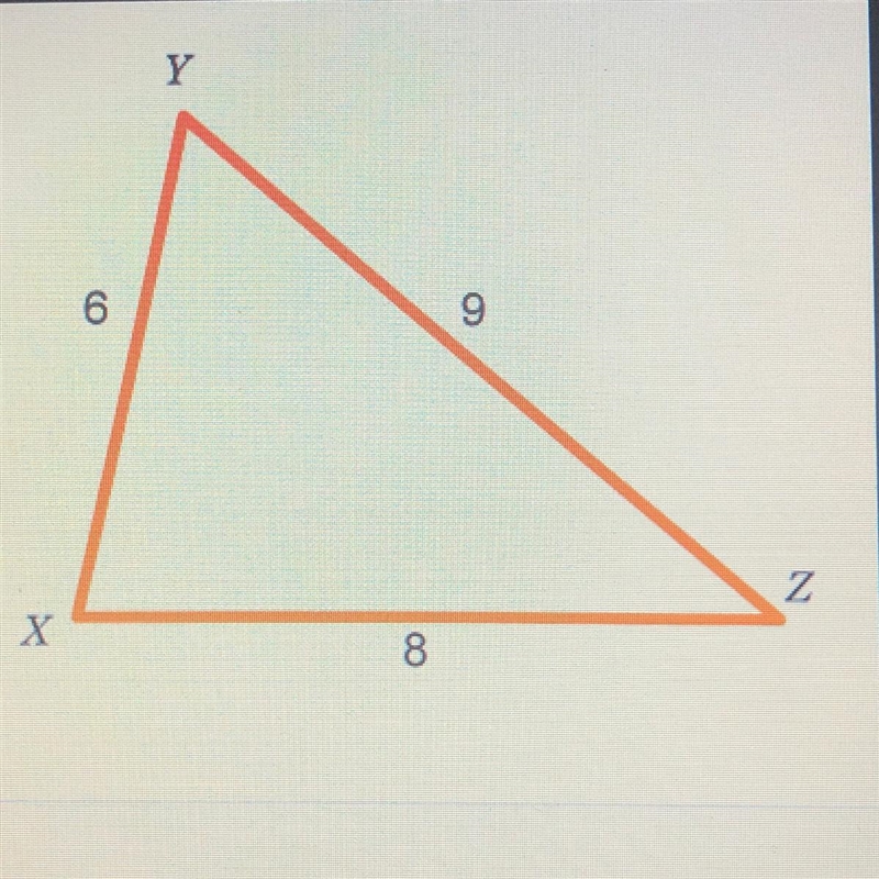 Using law of cosines, what is angle X to the nearest degree-example-1