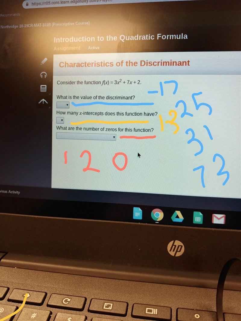 Help so the numbers I wrote are the options ​-example-1