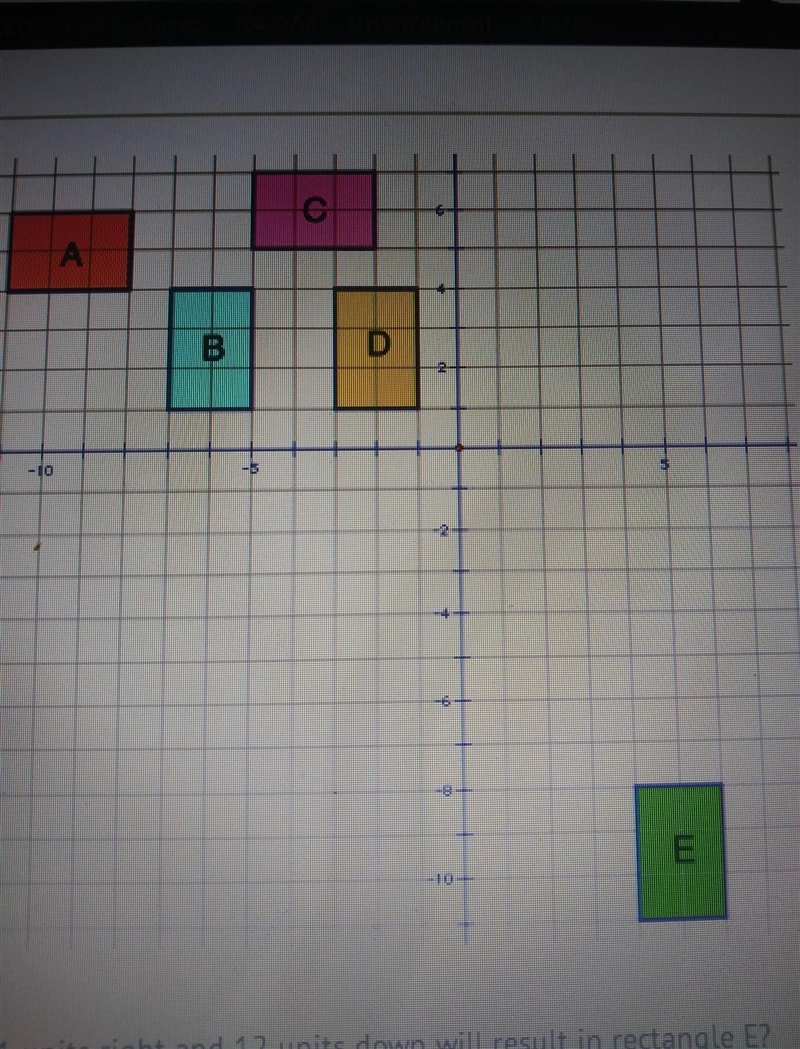 Which triangle if translated 11 units right and 12 units down will result in triangle-example-1