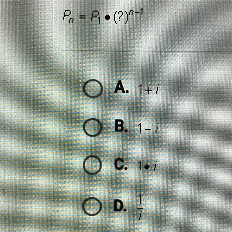 Which of the following is missing in the explicit formula for the compound interest-example-1