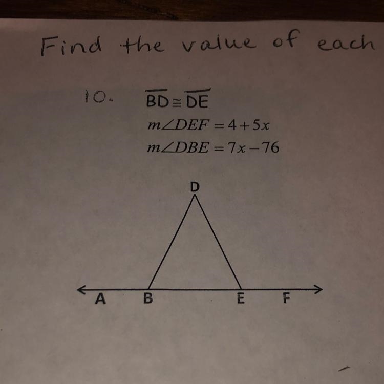 Find the value of each variable-example-1