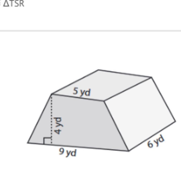 Which formula could be used to find the area of the base (B) of the given figure? Determine-example-1