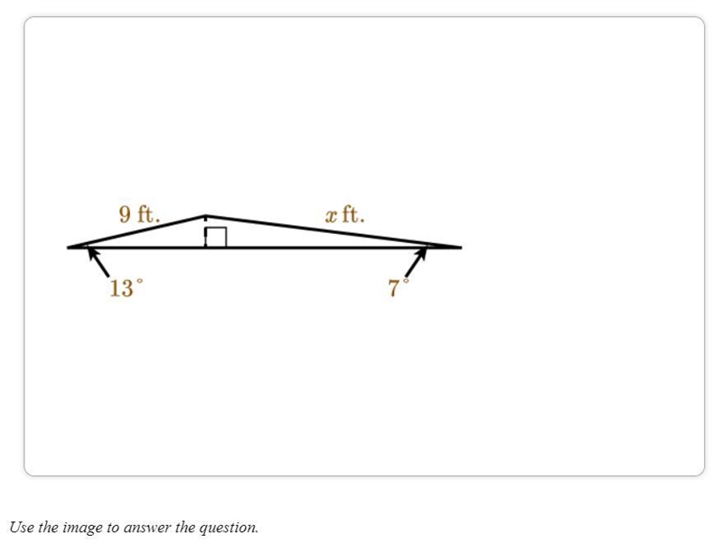 Two ramps are placed back to back as shown. What is the length of the ramp labeled-example-1