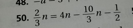 2/3n=4n-10/3n-1/2 can you show me how to do it step by step please-example-1