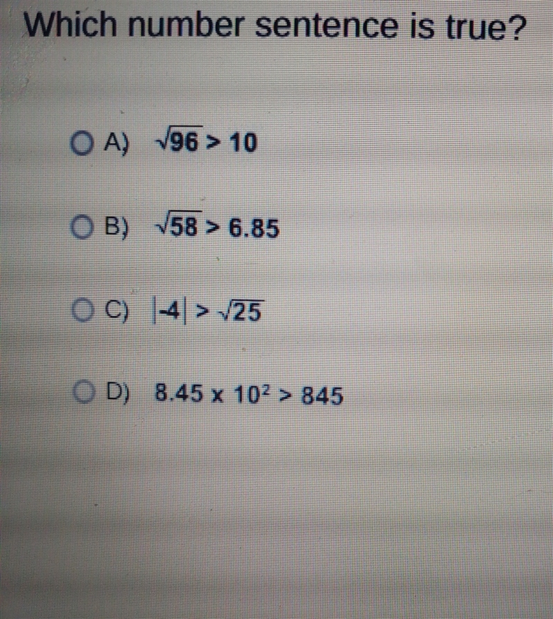 Which number sentence is true? ​-example-1