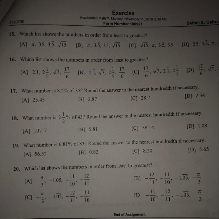 I need help on number 17 and please explain how you got the answer:))-example-1