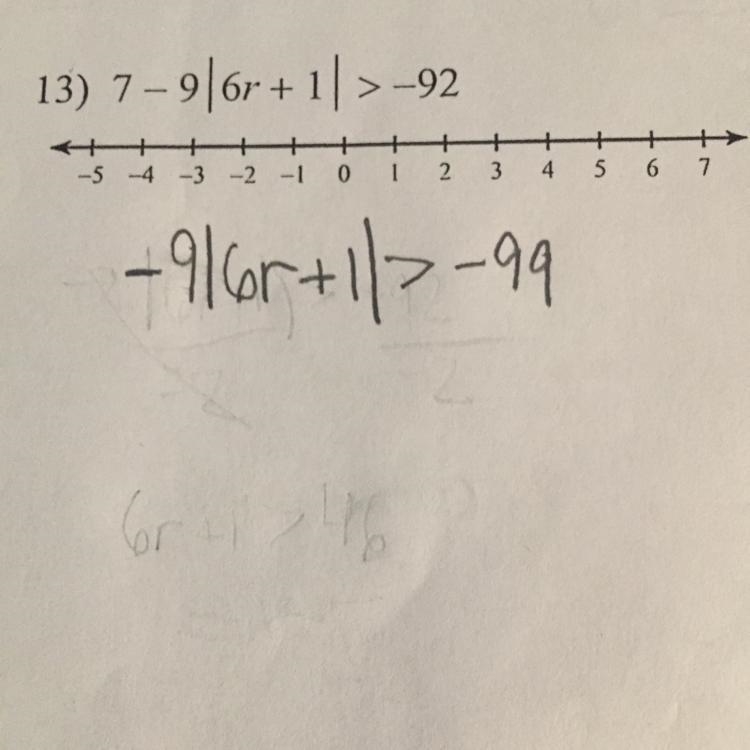 Solve #13, please show all work!-example-1