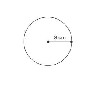 Find the circumference of the circle. Use π ≈ 3.14. 8 cm 50.24 cm 200.96 cm 16 cm-example-1