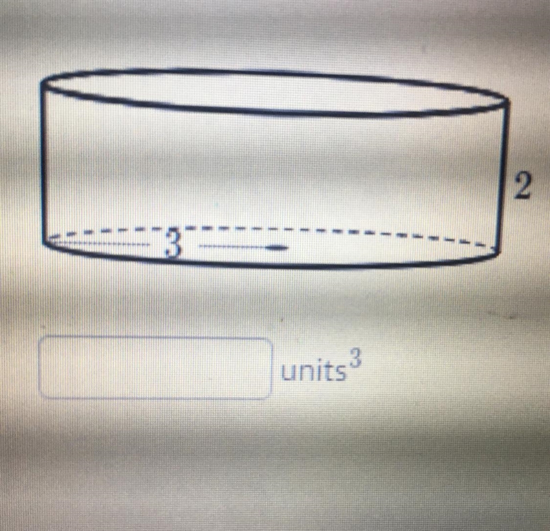 Find the volume of the cylinder. Either enter an exact answer in terms of π or use-example-1