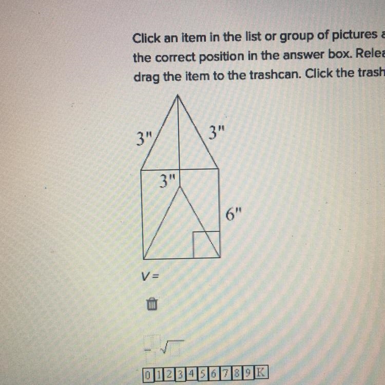 PLEASE HELP ASAP You’re supposed to find volume but the answer is set up weird (a-example-1